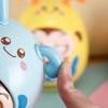 Mobile Doll Bell Baby Toy Rattles Blink Eyes Tumbler Roly-poly Silicon Teether
