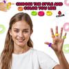 Zestaw 18 szt. Pierścionków Sensorycznych Fidget – Pierścionki Ulgowe na Stres i Lęk dla Dzieci i Dorosłych, Miękkie i Rozciągliwe, Idealne dla ADHD, Autyzmu, Koncentracji i Terapii Uspokajającej