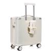 Lishen Premium Carry-on Luggage with Silent Spinner Wheels & Cup Holder