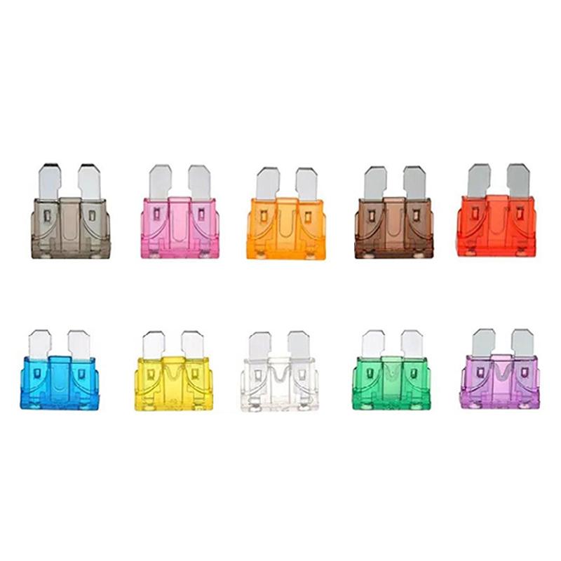100Pcs 15A 20A 25A 30A 35A 10 Types Car Fuse Assortment With Box Auto Fuse Set Blade Type Fuse Assorted Kit