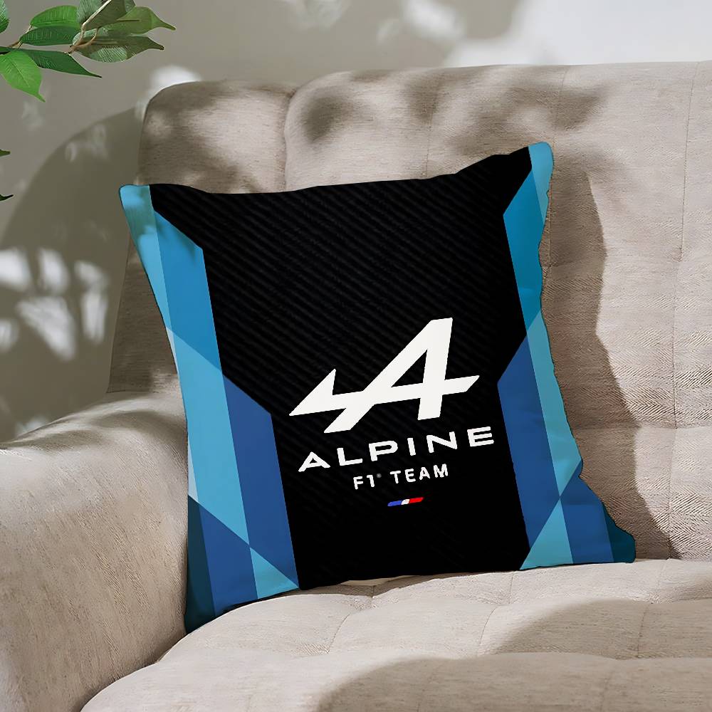 R-AlpineS Team Cool Pillow Case Cushion Cover Soft Cute Throw Pillow Case For Car Sofa Pillowcase Polyester With
