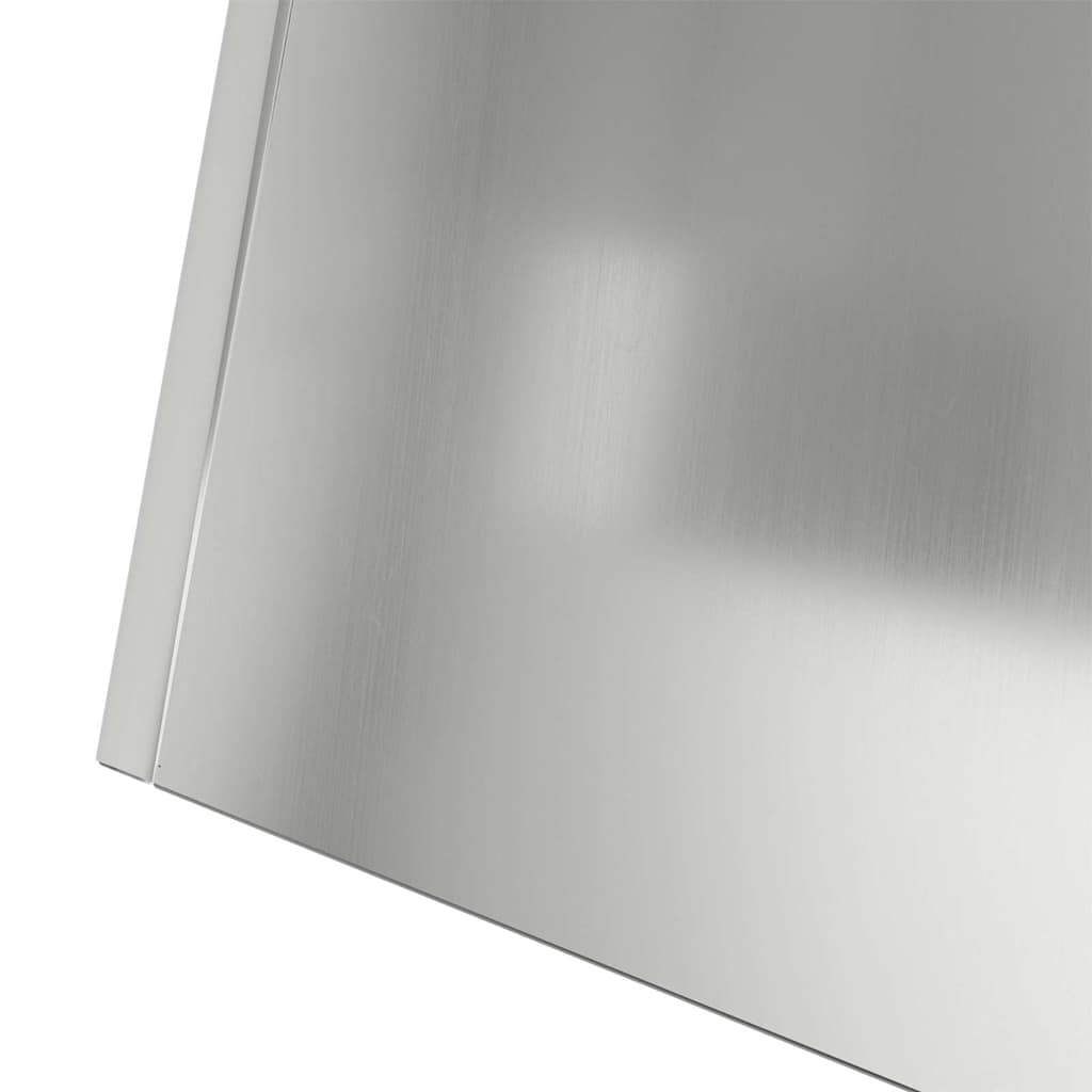 Column Planter Silver 40 X 40 X 100 Cm