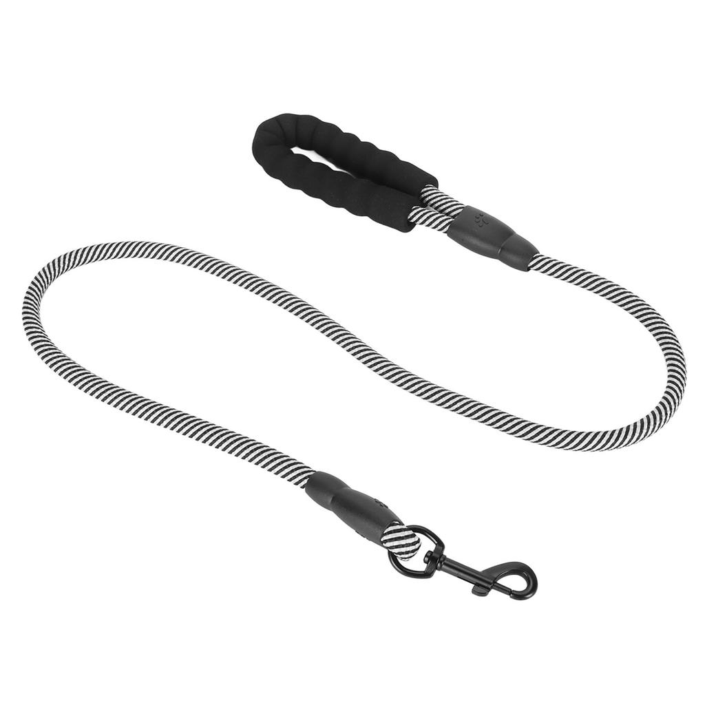 Dog Leash 360 Degree Buckle Wearable Pull Resistant Puppy Traction Rope with Padded Handle for