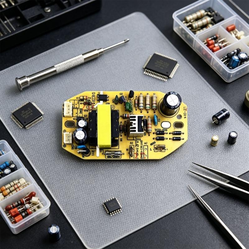 Humidifier Spare Circuit Board Module for Replacement and Repair, Internal Control Board Component for Routine Household Maintenance