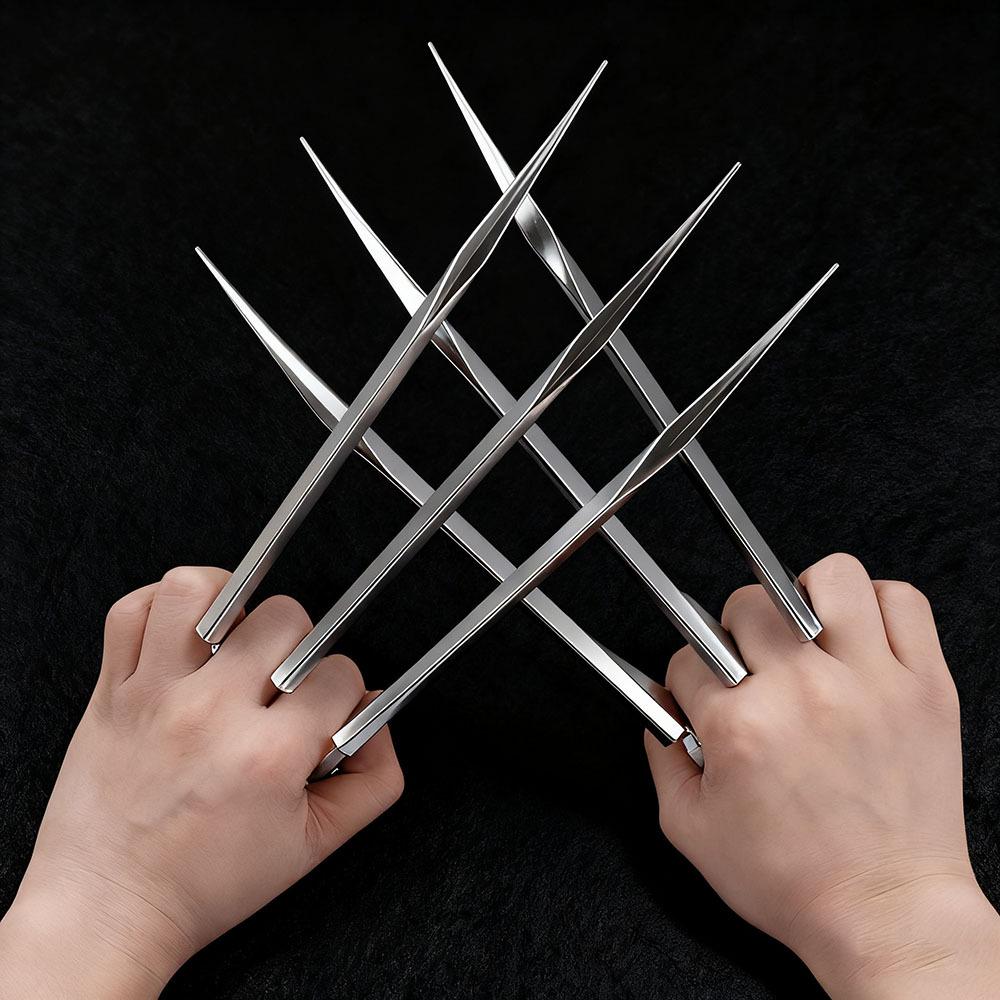 X-Men Wolverine Plastové drápy na ruku – Neostřený model vlčích drápů pro COS Nové.
