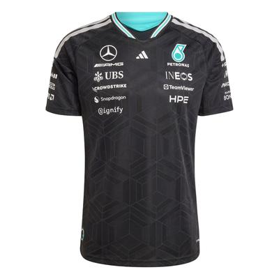 Giacca da moto da uomo Mercedes-AMG Petronas Formula One Team, traspirante, tinta unita, vestibilità slim, giacche KE5325
