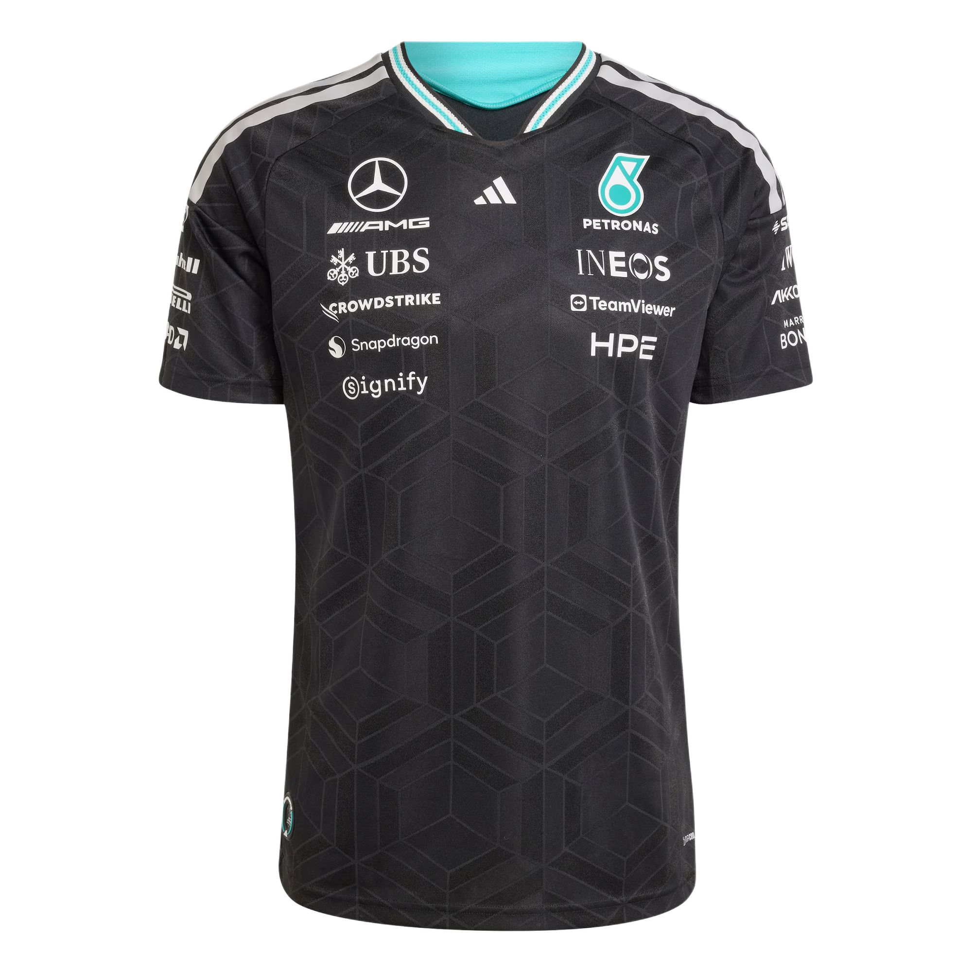 

Adidas Mercedes-AMG Petronas Formula One Team Влагоотводящая Однотонная Приталенная Мотоциклетная Куртка Мужские куртки KE5325 M
