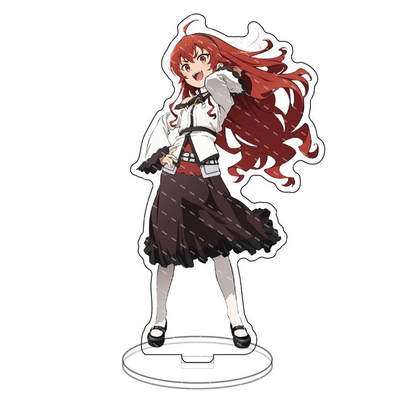 Anime Mushoku Tensei: Jobless Reincarnation Stand Model Plate Roxy Migurdia Acrylic Figures Desk Decor Cosplay Anime Lovers