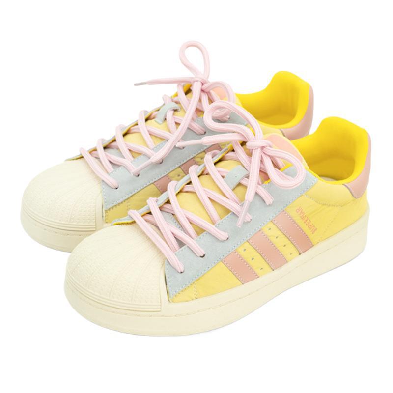 2025 new popular shell head summer simple breathable versatile sports thick-soled lace-up casual women's shoes