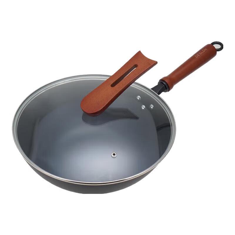 Dessini 32cm Fine Iron Non-Coated Wok