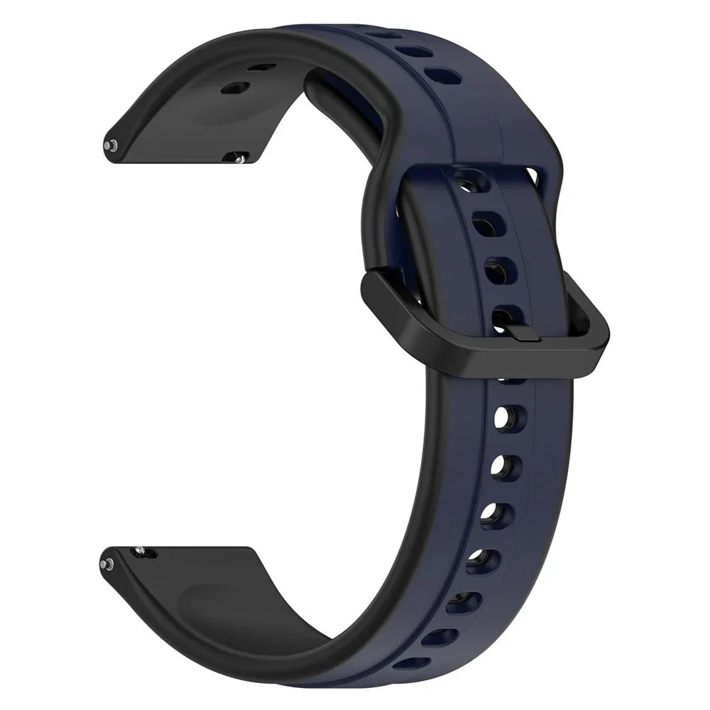 20/22mm Sports Silicone Strap For Samsung Galaxy Watch 6 5 Pro 40 44mm 45mm Bracelet Watch 6 4 Classic 47mm 43mm Band Accessorie