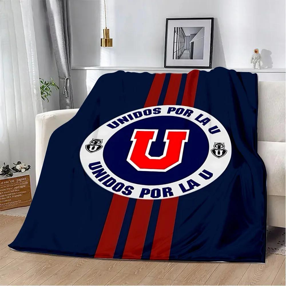 Chile Football University Printed Soft Warm Throw Blanket for Home Travel Picnic Gifts 100cm x 150cm