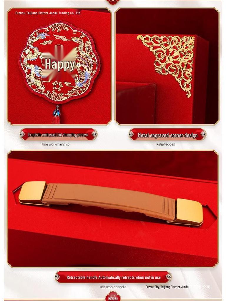 Luxury Betrothal Gift Box: Elegant Engagement & Wedding Decoration for Bride Price Cash