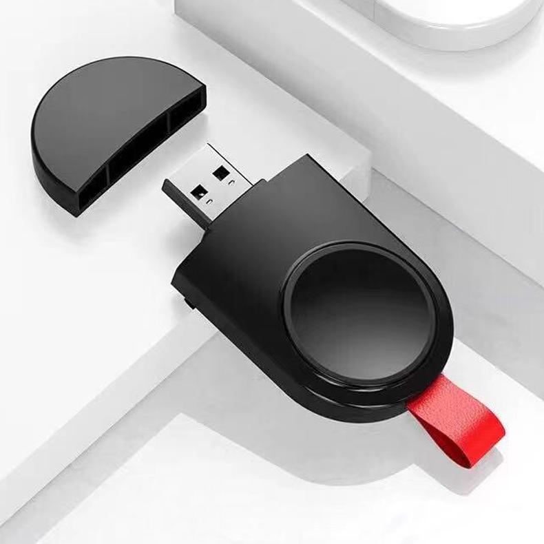 

USB-зарядное устройство DUODUO для iwatch Series 6, 5, 4, 3, 2, портативные умные часы, кабель беспроводной зарядной док-станции iwatch charger чёрный