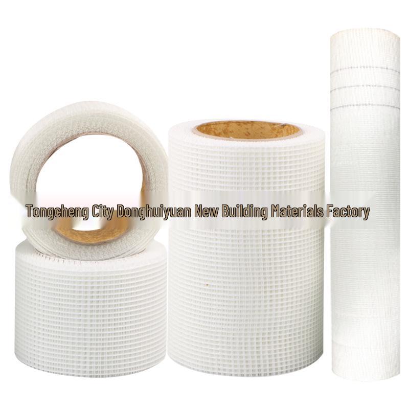 Encrypted Fiberglass Mesh Joint Tape: Self-Adhesive, Anti-Crack Cloth for Gypsum Board Wall Protection.