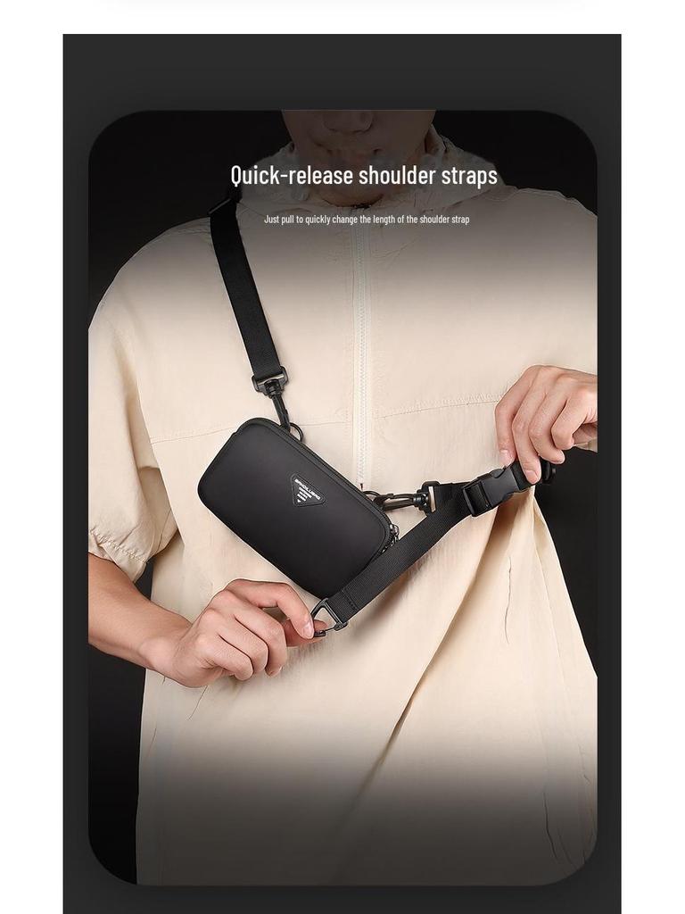 Herren 2024 Casual Mini Umhängetasche - Sommermode Handy Taille & Messenger Bag