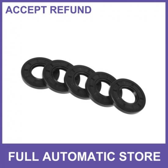 Oil Seal Seal Ring Rotary Shaft Seal Nitrile Rubber 25X52X7Mm 5 Pcs