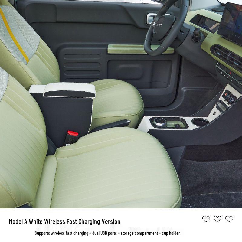 Panda Mini Armrest Box for Electric Vehicle Interior Modification