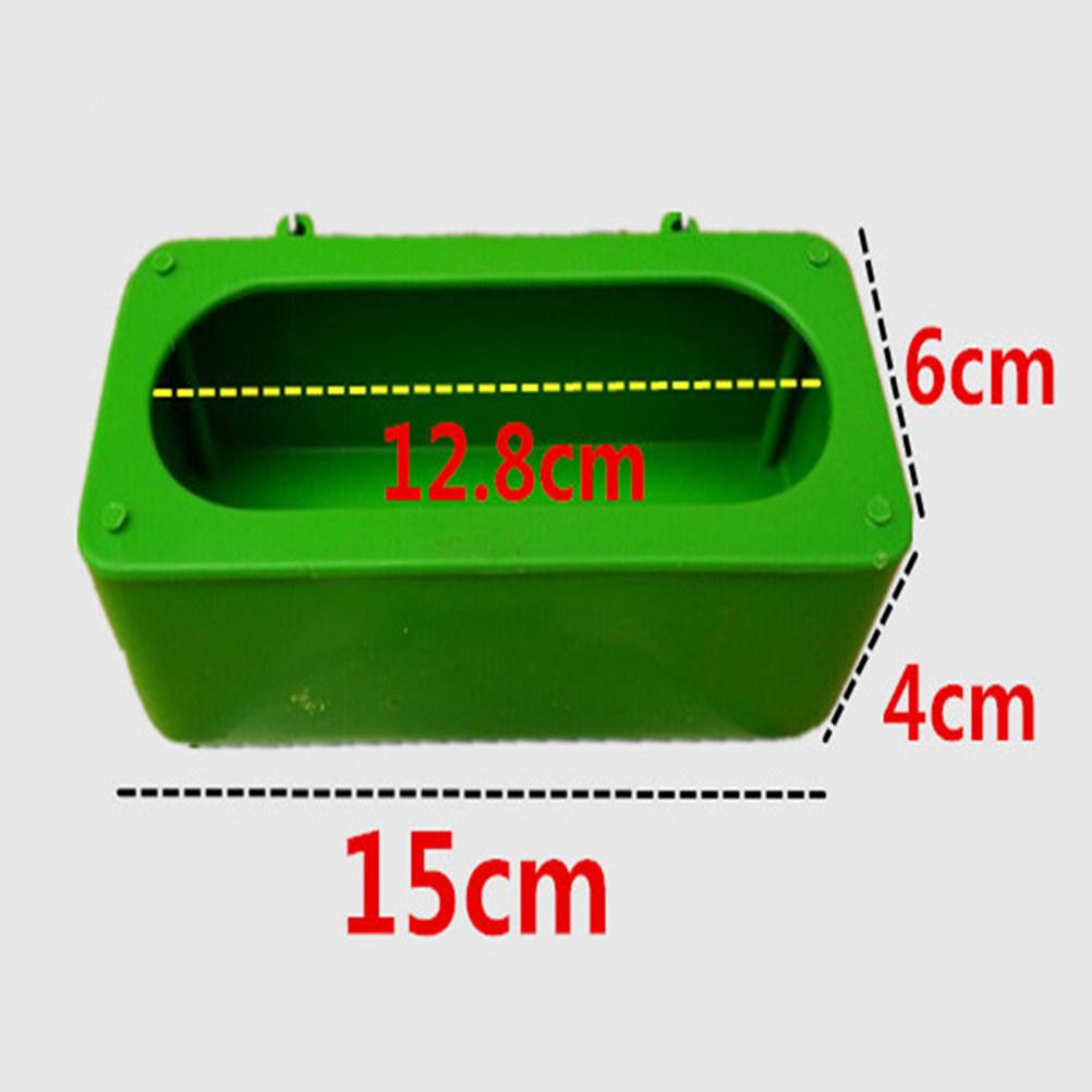 10Pcs Rust-Resistant Anti-Spill Bird Feeder Trough for Pigeons Parrots Chickens Secure Hanging Design Feeding Dispenser Home