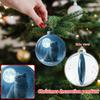 Cute Cat Christmas Glass Ornaments Collection Pendant Adorable Cat Christmas Ball Ornament Christmas Tree Hanging Ornament