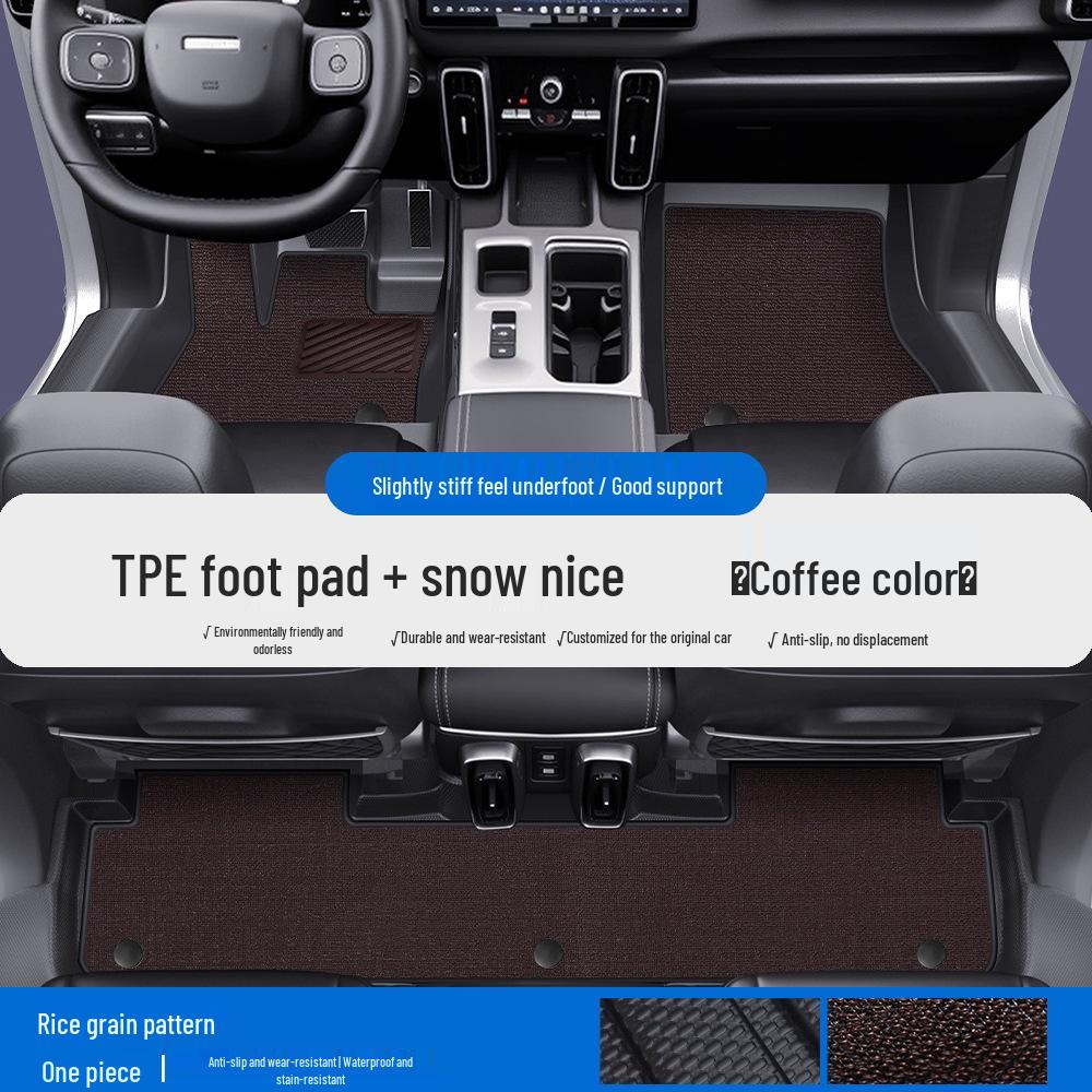 Haval Big Dog, Xiaolong MAX F5, F7X, Menglong TPE Car Floor Mats with Door Sill Coverage