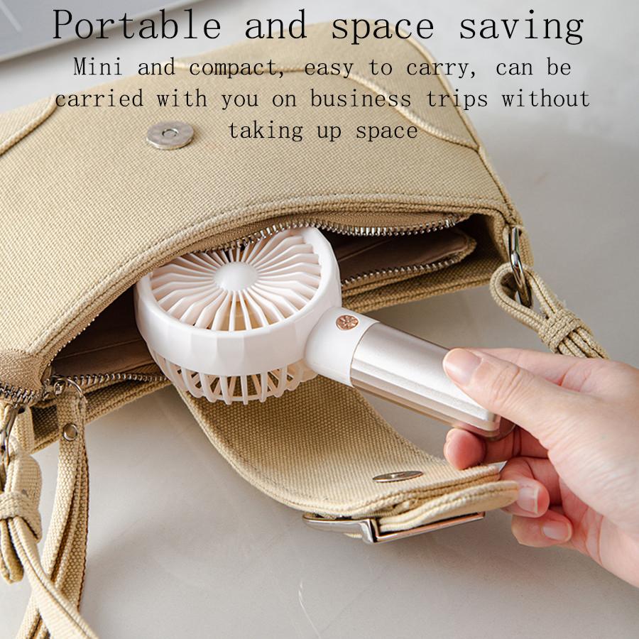 Xiaomi MEET SUN 3-speed Silent Small Handheld Portable Electric Fan Desktop USB Charging Sports Pocket Mini Fan
