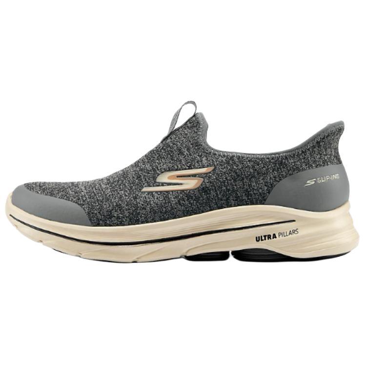 Skechers Go Walk 8 Легкие Удобные Дышащие Поддерживающие Упругие Обувь для Ходьбы Мужская кроссовок Серый 216787-CHAR 39.5
