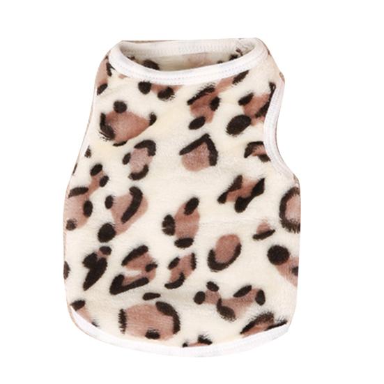 

Теплый плюшевый жилет для собаки Флисовая плюшевая одежда Мягкая эластичная дышащая одежда для питомца XS