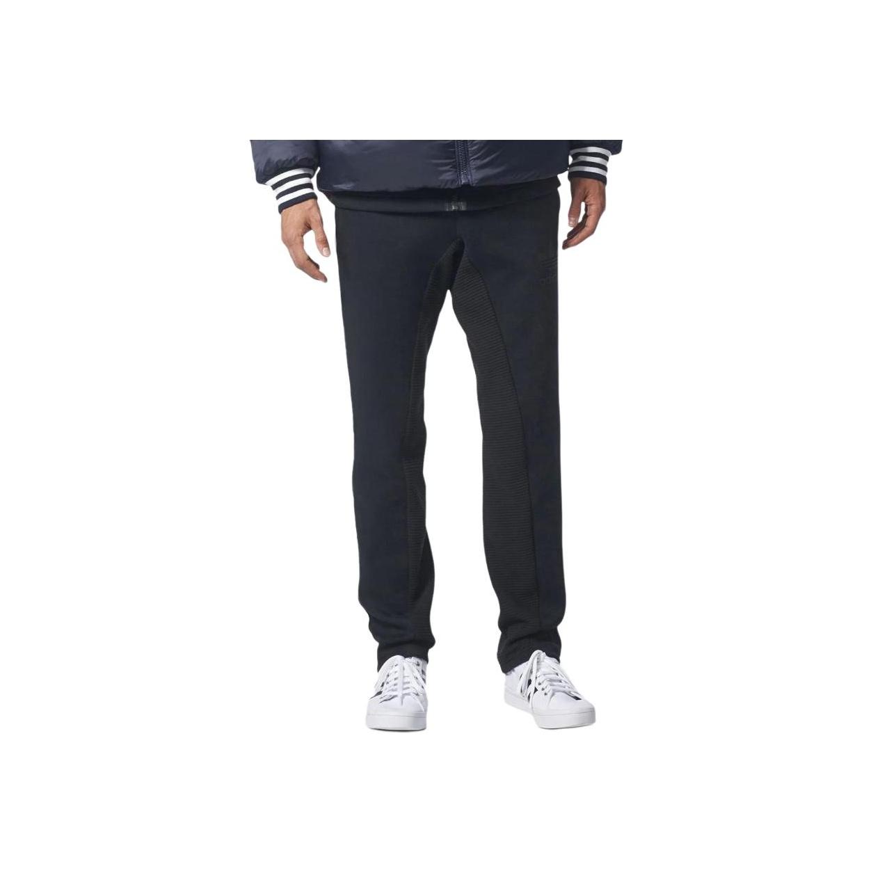 

Adidas Originals Track Fleece Pants Striped Elastic Waist Comfortable Casual Pants Men Pants BR2251 XS