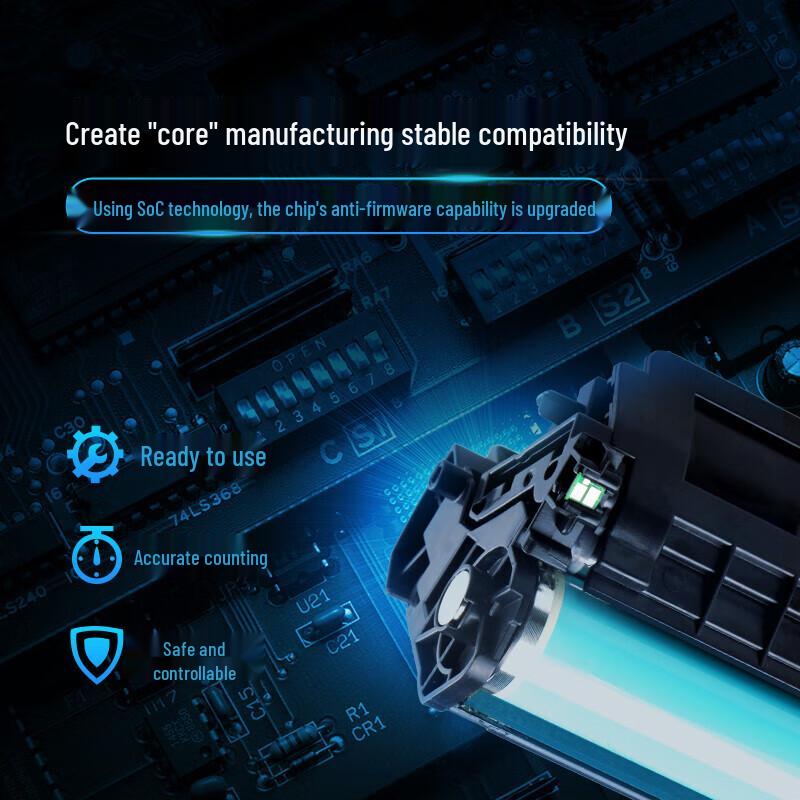 Compatible HP 47A CF247A Black Toner Cartridge with Chip
