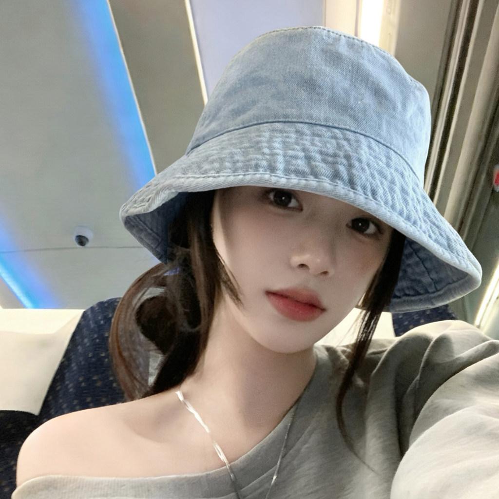 Fisherman Hat Large Size Cotton Sun Protection Wide Brim Summer Style For Casual Wear