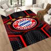 Las alfombras cuadradas con el escudo del Bayern de Múnich son una excelente opción para salas de estar, dormitorios, decoración del hogar y como regalos.