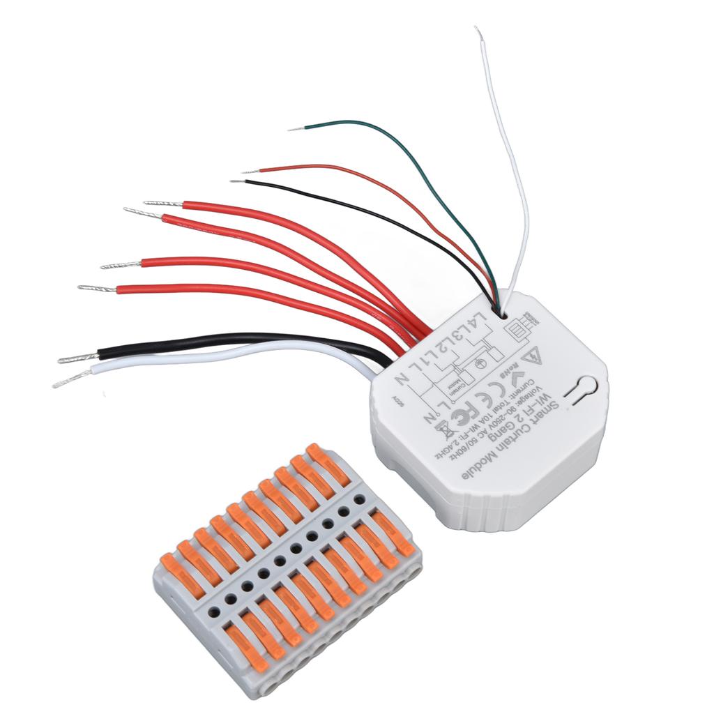 Smart Curtain Switch Module 2 Way Wifi Curtain Opener Module APP Remote Control Timing for