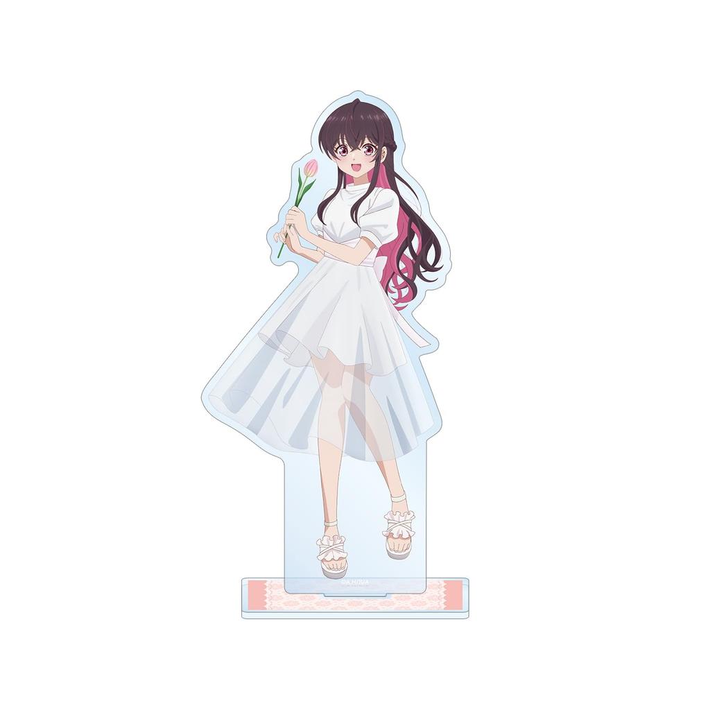 TV Anime "The Three Mikado Sisters Are Surprisingly Easy" Original Illustration: Sakura Yaotome White Dress and Flower Ver. Big Acrylic Stand