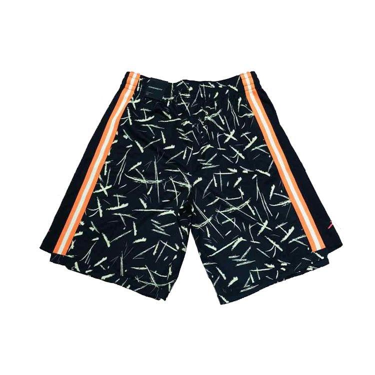 Jordan Splatter Graffiti Sport Knit Shorts Men Bottoms Black CW7084-010