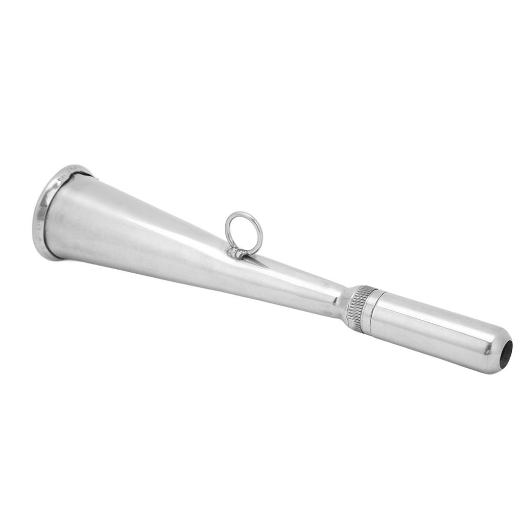 Fog Horn Removable Mouthpiece Stainless Steel Clear Sound Lightweight Portable Handheld Foghorn for Marine Boats