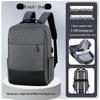 Affärs- och pendlarryggsäck för bärbar dator för män