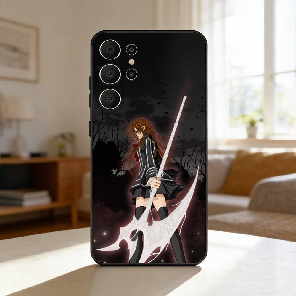 Anime V-Vampire K-Knight Phone Case For Samsung S26,S25,24,23,22,30,21,10,9,Ultra,Plus,Lite,Black Soft Case Samsung S23plus5G