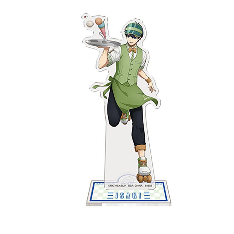 

Blue Lock Japanese Anime Peripherals Waiter Version Acrylic Stand Collectible Table Ornaments Creative Birthday Present For Friends