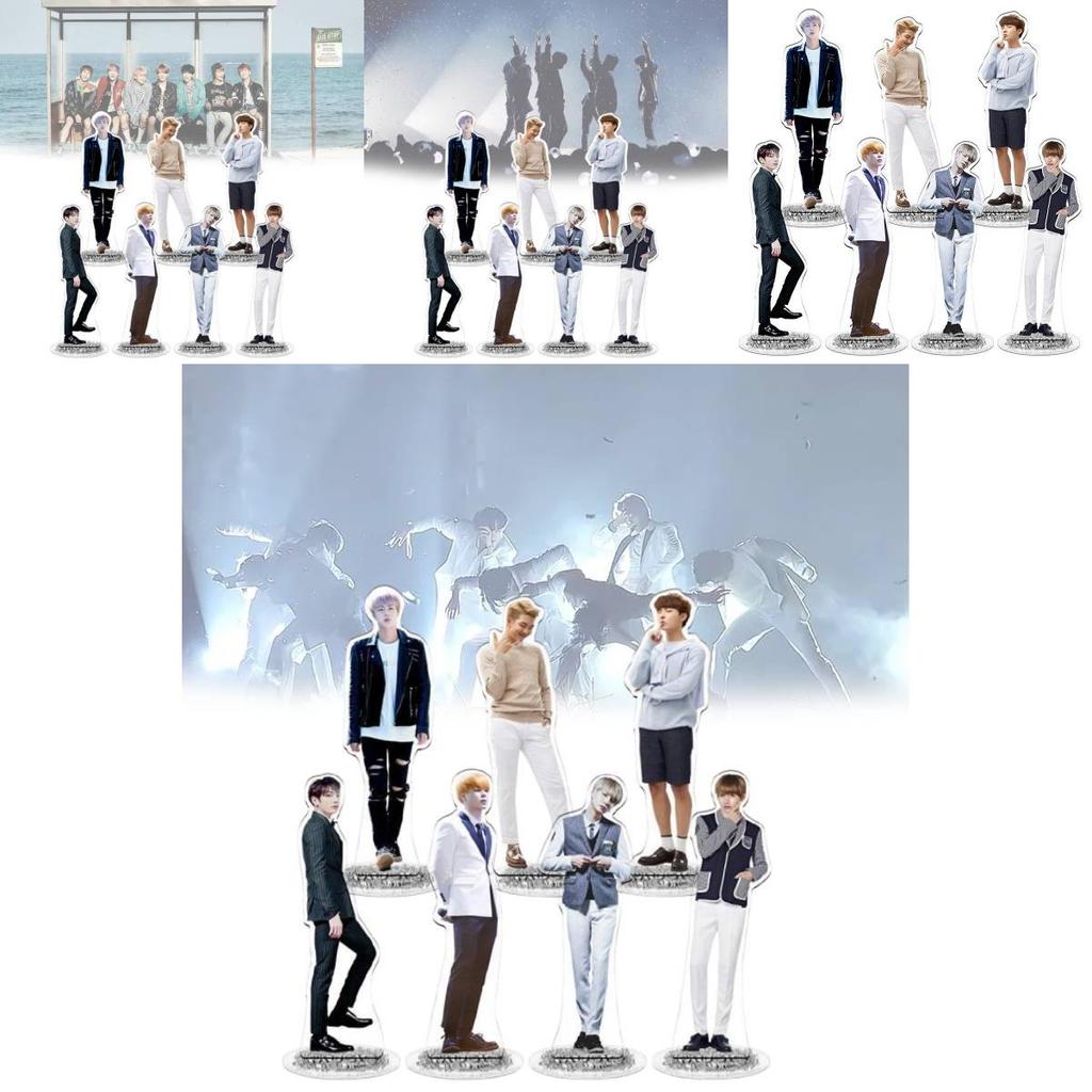 Versatile Kpop Star Bts Bangtan Boys Acrylic Stand Figure Double Side Home Table Decor For Any Space