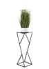 Kwietnik Nowoczesny Loft Czarny 70 Cm