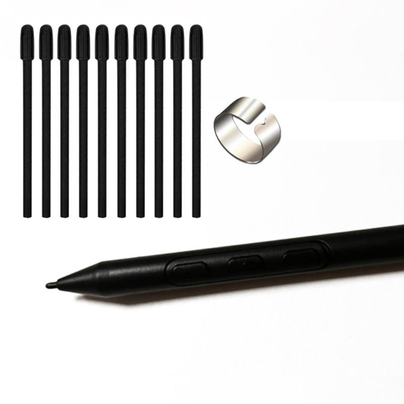 10Pcs Plastic Pen Nibs and Holder For PTK470 PTK670 PTK870 DTH135 Digital Art Pen Tips Durability