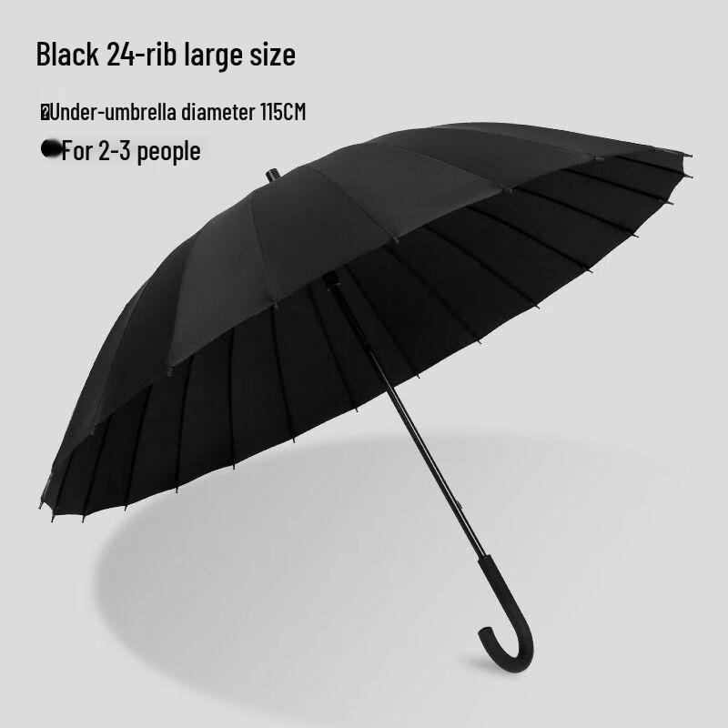 Hanyou Large 24-Rib Automatic Long Handle Umbrella