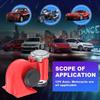 Electric Horn High Decibels Electric Trumpet 136DB Universal Fit for Car Train Boat Truck Motorcycle SUV RV