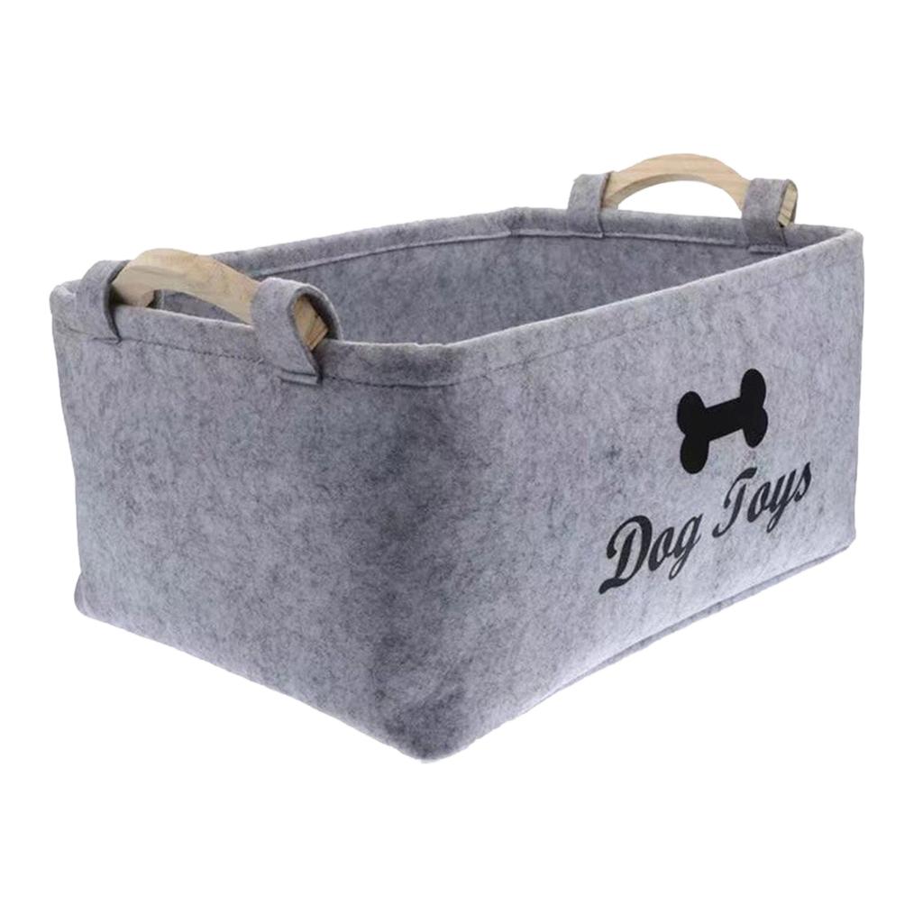 Pet Snack Clothing Toys Felts Storage Basket