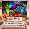 Camión (1) Tapiz de Pared Temático Personalizado Con Texto de Nombre Tapiz Colgante Personalizado Para Decoración de Dormitorio Sala de Estar