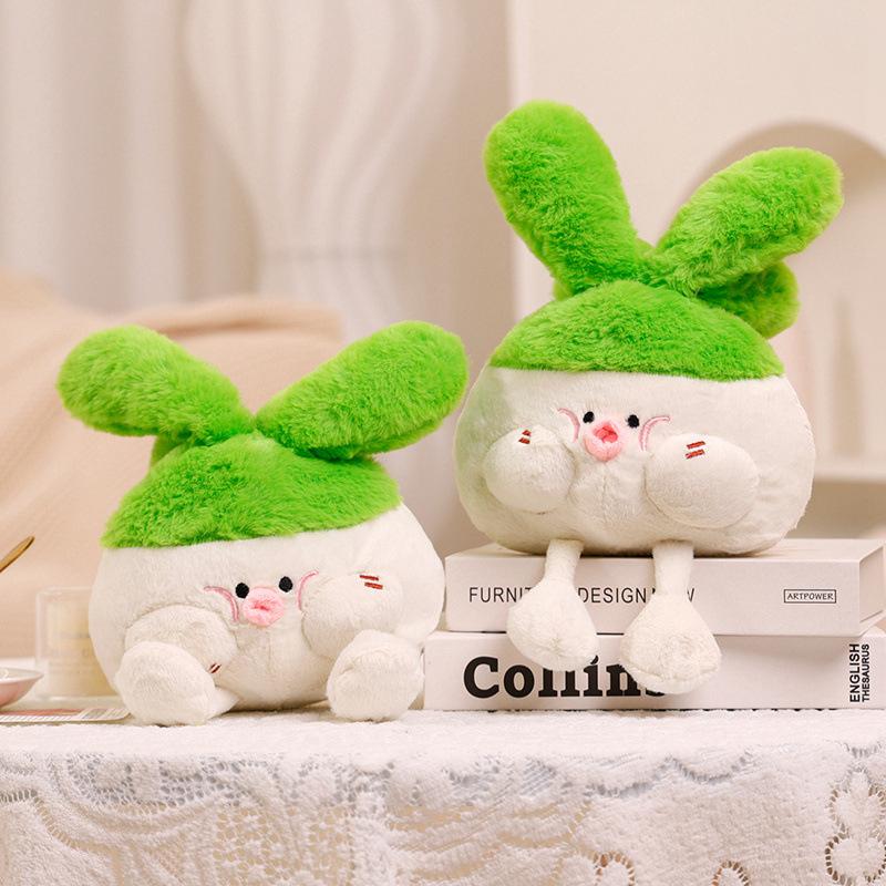 Cute Fun Cute Little Party Vegetable Pillow Doll Children Sleep Plush Toys Cute Radish Plush Toys Children's Birthday Gift