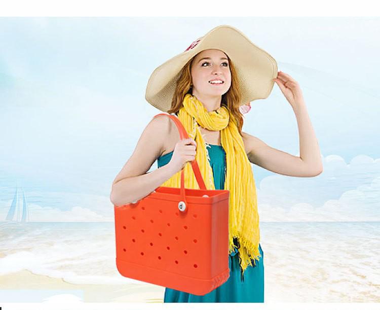 EVA Beach Bag: Waterproof, Large Capacity, Easy-to-Clean Storage for Swimming