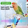 Adjustable Parrot Rotating Windmill Perch Toy Parrot Standing Platform  Indoor Play