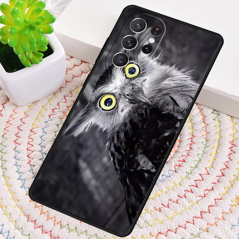 Farm Animals 1 Owl Phone Case for Samsung Galaxy Note 10 Pro S26 Ultra S23 S24 FE S25 S21 S22 PLUS Shockproof Cove